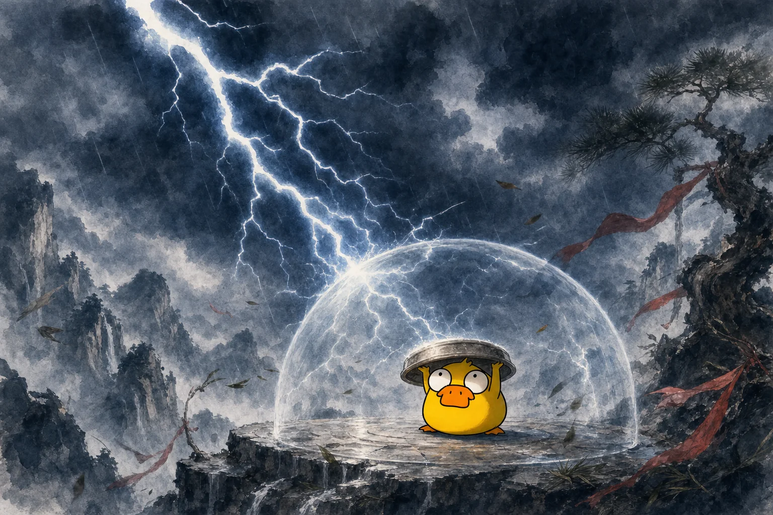 Tatia Duck faces a heavenly lightning tribulation